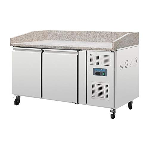 Mesa fría para pizza con encimera de mármol Polar CT424