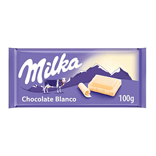 Milka Chocolate Blanco con Leche de los Alpes en Tableta - 100 g