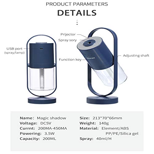 Mini humidificador de vapor frío-mini humidificador portátil con luces led,humidificador de aire portátil usb ultra silencioso,adecuado para bebés, niños, dormitorios, oficinas, automóviles, viajes