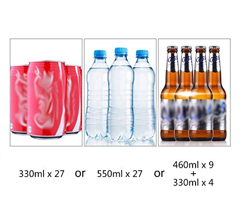 Mini Refrigerador PortáTil De 20l, Caja Fresca EléCtrica FríA del Coche Y Caliente, Refrigerador Vertical del Coche, 32.5x28x44cm