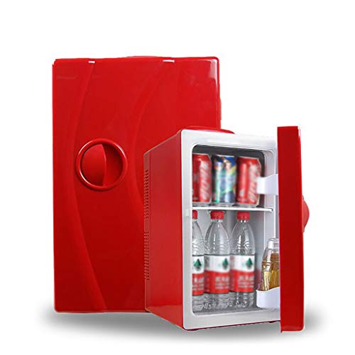 Mini Refrigerador PortáTil De 20l, Caja Fresca EléCtrica FríA del Coche Y Caliente, Refrigerador Vertical del Coche, 32.5x28x44cm