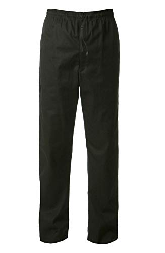 Mirabella Health & Beauty Pantalón de Cocinero Unisex Thyme Negro M