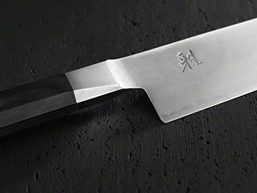 Miyabi Gyutoh, acero, plata, 38 x 7 x 2,5 cm