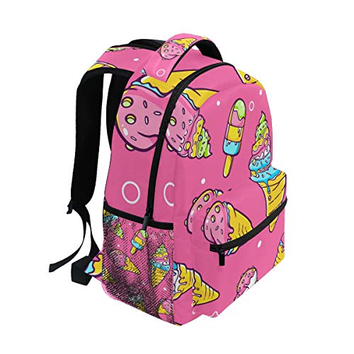 Mochila Mochila Viajes Escolares Heladería Guardería para Adolescentes Niños Niñas