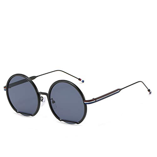 Modolady Nuevas gafas de sol para mujer gafas de sol nuevas nombre popular europeo y estadounidense con el marco redondo, té ligero