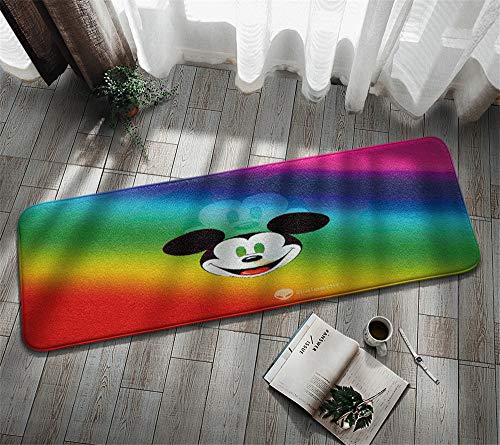 mohanshop Alfombrillas Antideslizantes 3D,Mickey Mouse De Dibujos Animados|Alfombrillas Interiores Y Exteriores para Puerta De Entrada | Súper Absorbente | Alfombra De Dormitorio 40X60Cm