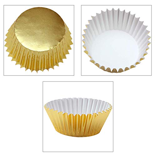 Molde Magdalenas - WENTS 400 Piezas Moldes de Horneado papel Muffin Cupcake Moldes para Tartas y Bizcochos, Moldes para Hornear Magdalenas