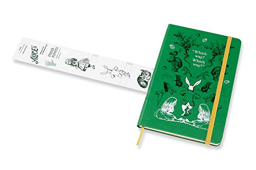 Moleskine - Agenda Semanal de 12 Meses para 2020 Alicia en el País de las Maravillas Edición Especial Verde con Tapa Dura y Cierre Elástico, Tamaño ... cm, 144 Páginas (AGENDA 12 MOIS EDT LIMITEE)