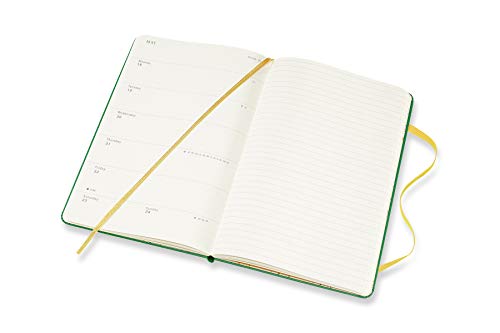 Moleskine - Agenda Semanal de 12 Meses para 2020 Alicia en el País de las Maravillas Edición Especial Verde con Tapa Dura y Cierre Elástico, Tamaño ... cm, 144 Páginas (AGENDA 12 MOIS EDT LIMITEE)