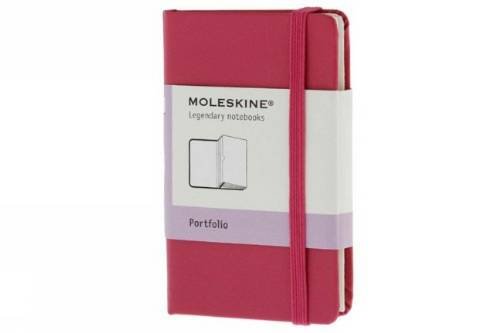 Moleskine MP015D1 - Portafolio de tapa dura, extrapequeño, color fucsia (Moleskine Classic)