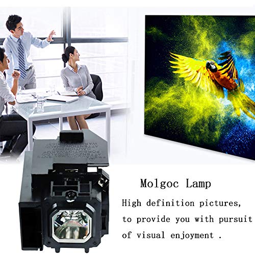 Molgoc® VT85LP / 50029924 Lámpara de repuesto para proyector con carcasa compatible para NEC VT480/VT490/VT491/VT495/VT580/VT590/VT595/VT695