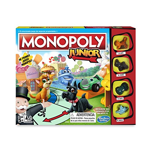 Monopoly- Junior, versión Española (Hasbro A6984546)