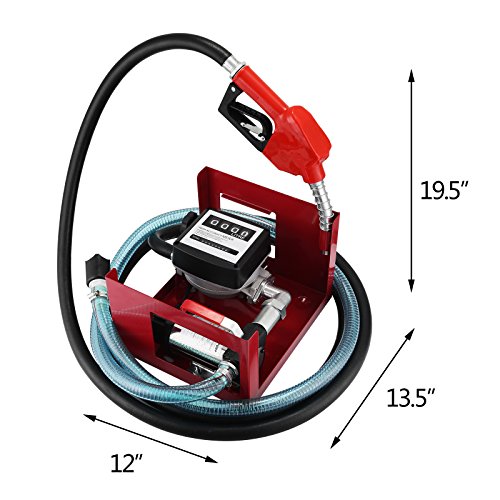 Moracle Bomba Diesel Bomba de Transferencia 220V Autocebante de Combustible Eléctrico 40L Bomba de Transferencia Diesel 600W