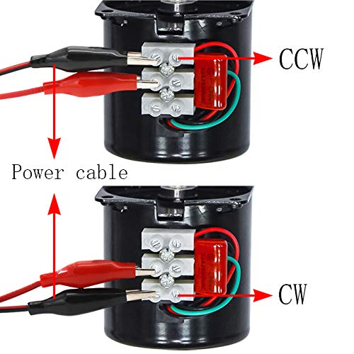 Motor eléctrico pequeño AC 220 V 28 W ajustable de baja velocidad con imán permanente para asador de tocadiscos, AC 220 V, 80 RPM, 68