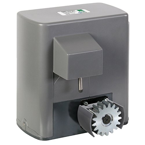 Motor Puerta Corredera - 180W, Máx 600 kg, 2 Mandos a Distancia, 4 Cremalleras - Apertura Puerta, Accionamiento Mecanismo, Kit Motorización, Control Remoto, Automatización