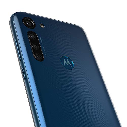 Motorola Moto G8 Power (Pantalla de 6,4" FHD+ o-notch, procesador Qualcomm Snapdragon SD665, cámara principal de 16MP, cámara macro de 2MP, batería de 5000 mAH, Dual SIM, 4/64GB, Android 10), Azul