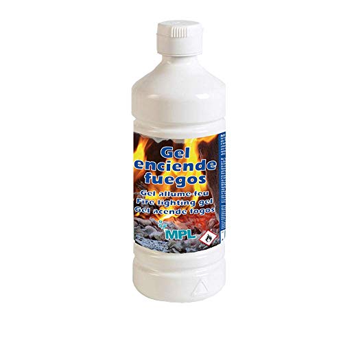 MPL Gel Enciende Fuegos para Barbacoas, Chimeneas, Estufas y Fuegos Exteriores y Camping - 500 ml