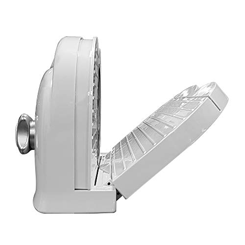 MPM MKR-03 Cortafiambres Plegable Blanco, Grosor de Corte Ajustable 15mm, Disco Corte 17 cm, 150 W