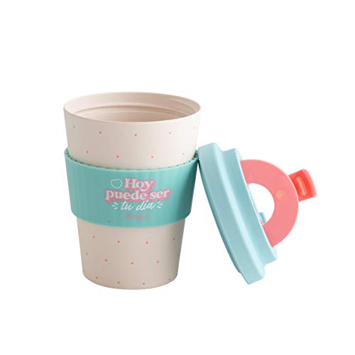 Mr. Wonderful WOA10645ES Taza Take Away, Bambú