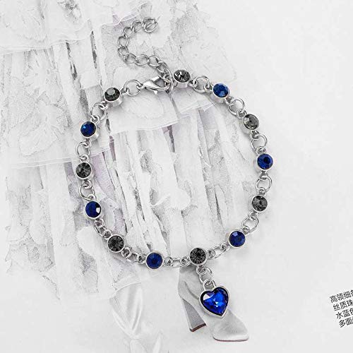 MSTOT - Pulsera de Mujer de Trigo Syeti, Pulsera de merluza, Diamantes de Temperamento, Velocidad