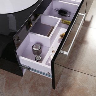 Mueble de baño con doble lavabo, modelo Cardellino, de 150 cm, grifos incluidos