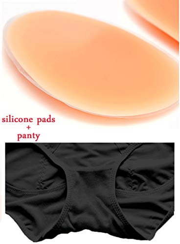 Mujeres silicona caderas a tope elevador Enhancer silicón rellenó Las Nalgas Underpants acolchado interior extraíble falsas almohadillas sin costura día de San Valentín regalos para mujeres chica