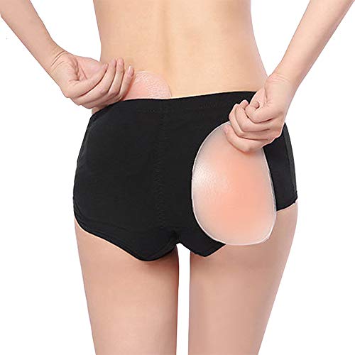 Mujeres silicona caderas a tope elevador Enhancer silicón rellenó Las Nalgas Underpants acolchado interior extraíble falsas almohadillas sin costura día de San Valentín regalos para mujeres chica