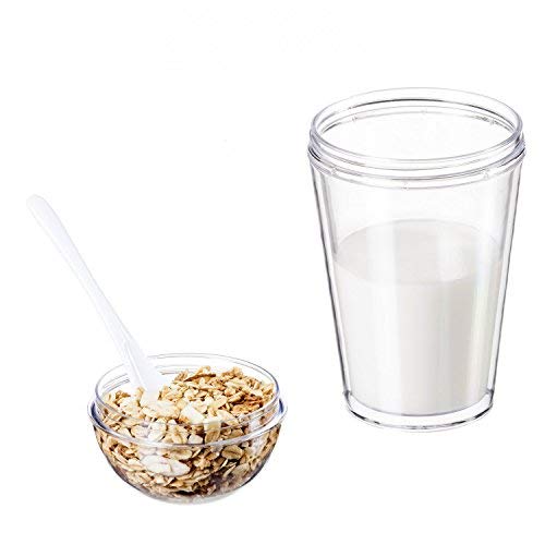 Müsli-to-Go - Taza de yogur y cereales, con tapa gruesa