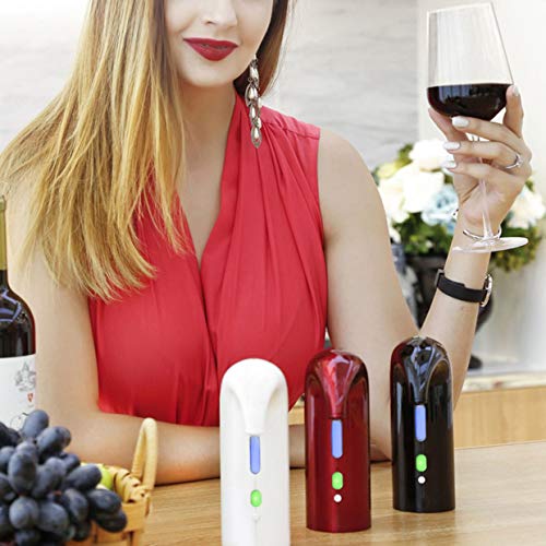 MXECO Electric Wine Pourer Aireador Dispensador Bomba USB Recargable Sidra Decantador Pourer Wine Accesorios Para Bar Uso en el hogar