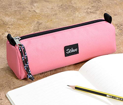 myStuewe - Estuche ligero de 100 % poliéster para material escolar y de oficina, 30 g, color Magenta rosa.