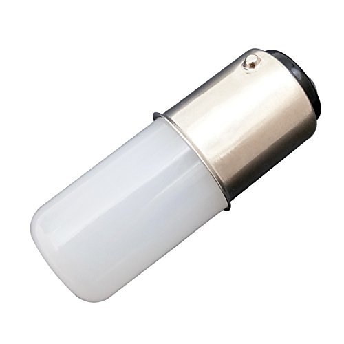 MZMing [2 Piezas] LED B15 Ahorro de Energía Bombilla LED 1.5W Equivale a Bombilla Halógena de 15W Luz Blanco Cálido 2700K120lm de-no Regulable Bajo en Calorías Usado en Nevera /Máquina de Coser