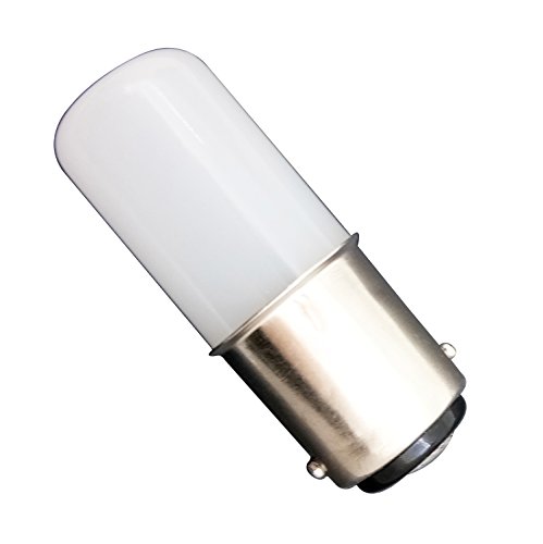 MZMing [2 Piezas] LED B15 Ahorro de Energía Bombilla LED 1.5W Equivale a Bombilla Halógena de 15W Luz Blanco Cálido 2700K120lm de-no Regulable Bajo en Calorías Usado en Nevera /Máquina de Coser