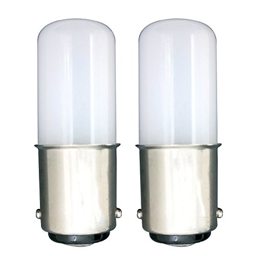 MZMing [2 Piezas] LED B15 Ahorro de Energía Bombilla LED 1.5W Equivale a Bombilla Halógena de 15W Luz Blanco Cálido 2700K120lm de-no Regulable Bajo en Calorías Usado en Nevera /Máquina de Coser