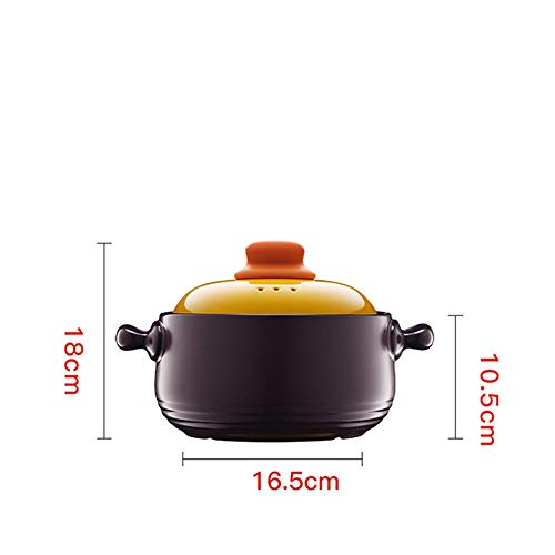 N / A Olla para Sopa casera, cazuela pequeña de Gas, Olla Especial para estofado de Llama Abierta y Estufa de Gas de Alta Temperatura, Apariencia Linda, Llena de infantilismo y alegría