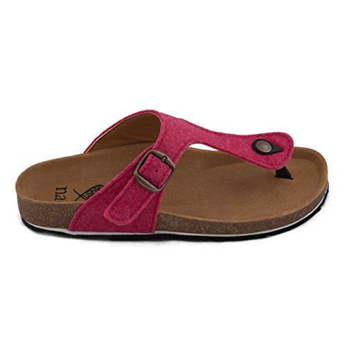 nae KOS Pet Pink - Sandalias Veganas de Mujer (42 EU)