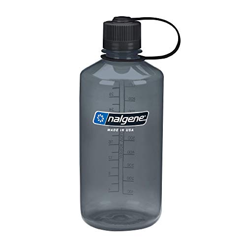 Nalgene 2078-2027 - Bidón con boca estrecha de acampada y senderismo, color gris