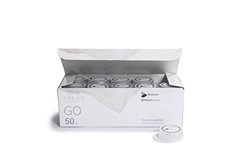 Napkin GO 08 - Toallitas Humedecidas con Agente Antibacteriano en Cápsula - 50 piezas, Contiene un Agente Antibacteriano para Manos y Supericies (Clorhexidina), Blanco