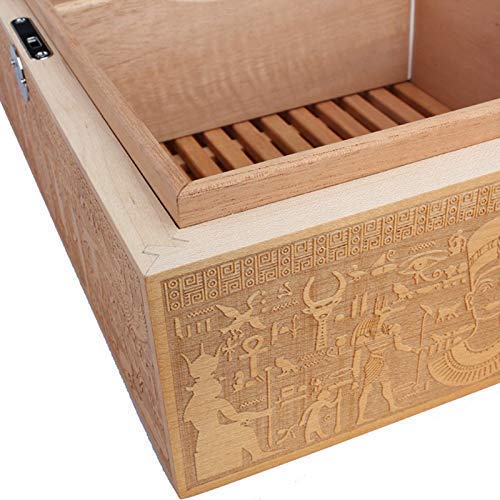 NBHUYT Tallada a Mano Caja de cigarros humidor colección de Nivel Exclusivo de Madera Hong Pa España Caja de cigarros humidores Caso de Cigarrillos de Moda Fumadores