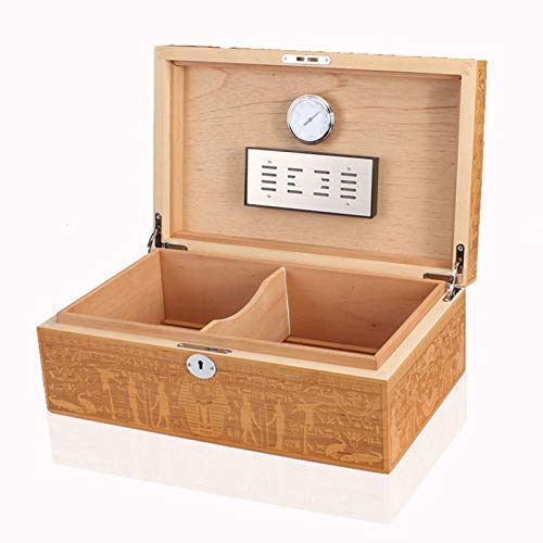 NBHUYT Tallada a Mano Caja de cigarros humidor colección de Nivel Exclusivo de Madera Hong Pa España Caja de cigarros humidores Caso de Cigarrillos de Moda Fumadores