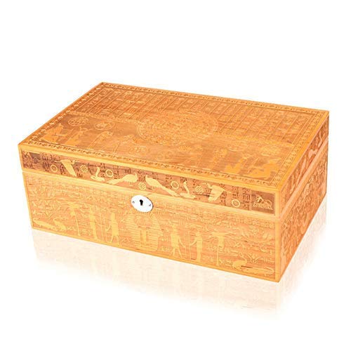 NBHUYT Tallada a Mano Caja de cigarros humidor colección de Nivel Exclusivo de Madera Hong Pa España Caja de cigarros humidores Caso de Cigarrillos de Moda Fumadores