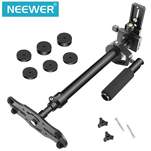 Neewer estabilizador Manual de aleación de Aluminio con Placa de liberación rápida Tornillo 1/4 de Pulgada para Canon Nikon Sony y videocámaras DSLR Video masiimo 3 kg