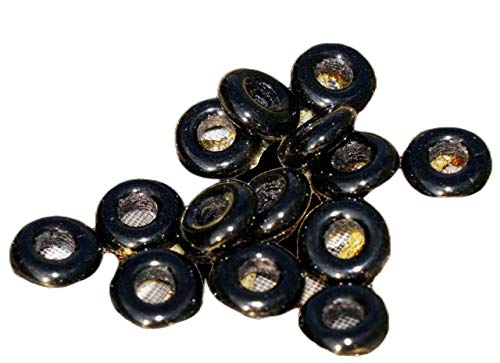 Negro opaco de Cristal checo Plana Anillo de Perlas Planas y Redondas O Perlas de 10mm x 3mm 40pcs