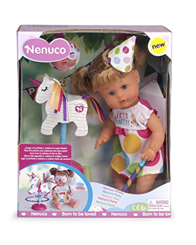 Nenuco de Famosa Piñata, muñeca bebé Fiesta de cumpleaños, para niñas y niños a Partir de 3 años (Famosa 700014770)