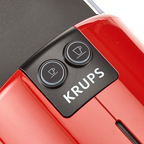 Nespresso Inissia Krups XN100510, Cafetera de Cápsulas, Rojo