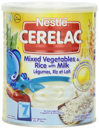 Nestle Cerelac Mixed Vegetables & Rice w/ Milk (Stage 2) - 400g