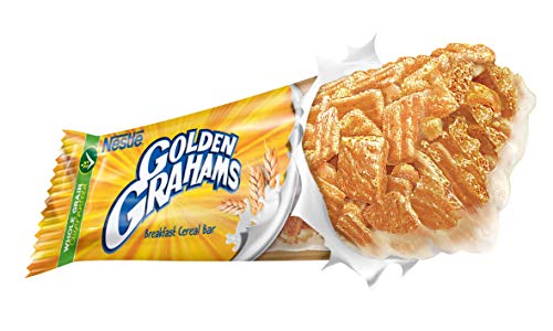 Nestlé Golden Graham - Barritas de Cereales con Maíz y Trigo Tostado - 6 barritas de cereales (6x25g)