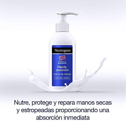 Neutrogena Crema de Manos Rápida Absorción Textura Ligera, 140 ml