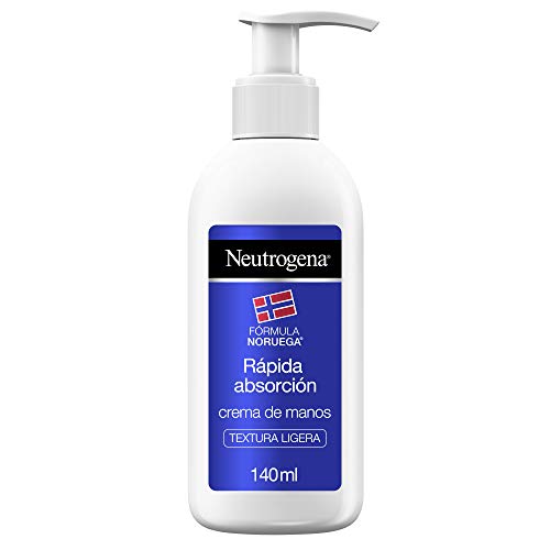 Neutrogena Crema de Manos Rápida Absorción Textura Ligera, 140 ml