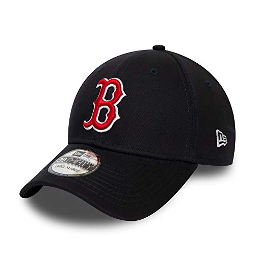 New Era League Essential 39Thirty Boston Red SoX - Gorra, color azul oscuro Negro S-M