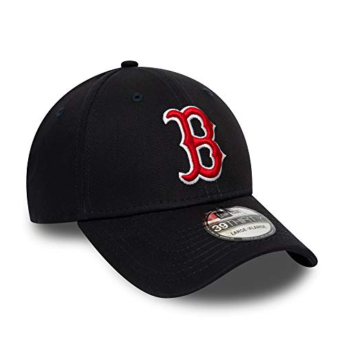 New Era League Essential 39Thirty Boston Red SoX - Gorra, color azul oscuro Negro S-M